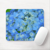 Elektrische blaue Hydrangeas Mousepad (Mit Mouse)