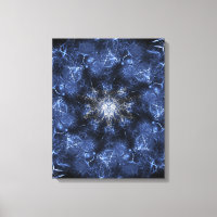 Elektrische Blaue Plasma-Fraktal-Kunst