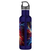 Elektrische Blitzlichtfarben Edelstahlflasche (Rückseite)