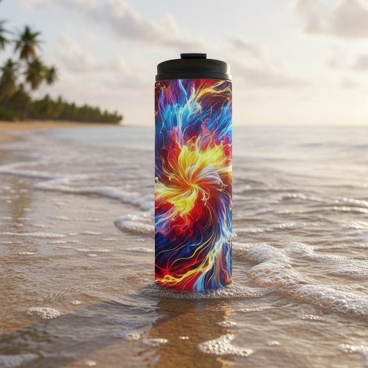 Elektrische Blitzlichtfarben Thermosbecher