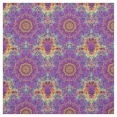 Elektrische Blumen-lila Stoff (Muster)