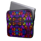 Elektrische Blüte Laptopschutzhülle (Vorderseite Links)