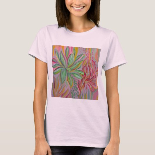 Elektrische Blüte T-Shirt (Vorderseite)