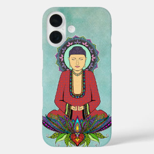 Elektrische Buddha-Telefonfälle iPhone 16 Hülle