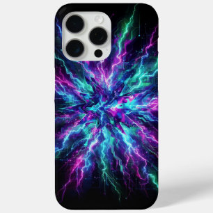 Elektrische Camouflage, futuristisches Design, Neo Case-Mate iPhone Hülle