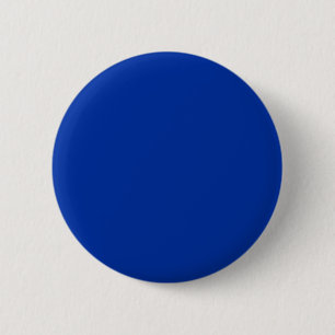 Elektrische Cobalt-Festfarbe   Klassisches Elegant Button