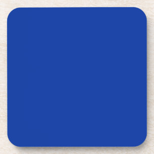 Elektrische Cobalt-Festfarbe Klassisches Elegant Getränkeuntersetzer