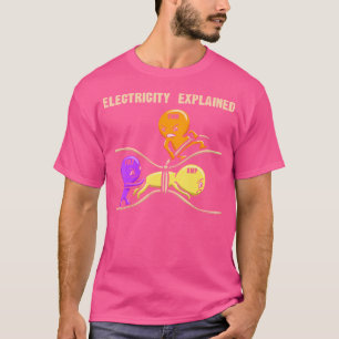 Elektrische Diagramm Strom erklärt Ohm Watt T-Shirt