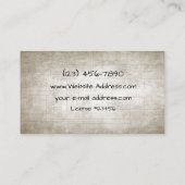 Elektrische Diagramme Visitenkarte (Rückseite)