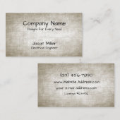 Elektrische Diagramme Visitenkarte (Vorne/Hinten)