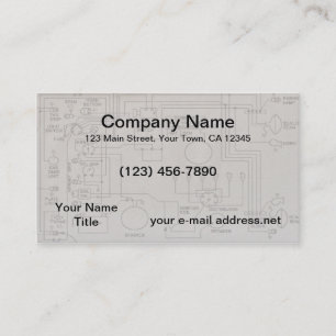 Elektrische Diagramme Visitenkarte