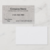 Elektrische Diagramme Visitenkarte (Vorne/Hinten)