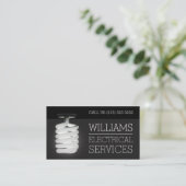 Elektrische Dienstleistungen Visitenkarte (Stehend Vorderseite)