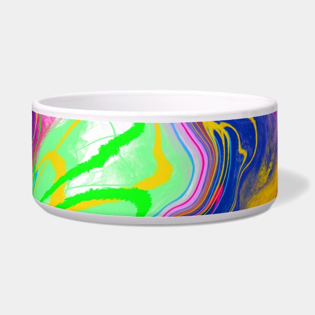 Elektrische Diskotheken Marble Fluid Art Napf (Vorderseite)