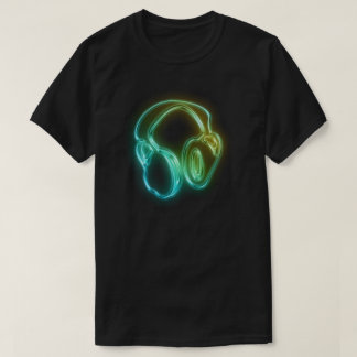 Elektrische DJ-Kopfhörer T-Shirt