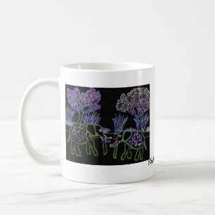 Elektrische Elefanten Kaffeetasse