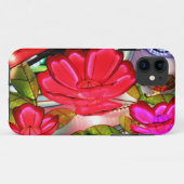 Elektrische Eleganz in Rosa Case-Mate iPhone Hülle (Rückseite (Horizontal))