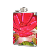 Elektrische Eleganz in Rosa Flachmann (Links)