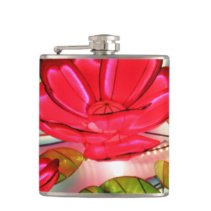 Elektrische Eleganz in Rosa  Flachmann