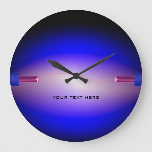 Elektrische Elektriker-Geschäfts-Wanduhr Große Wanduhr (Vorderseite)