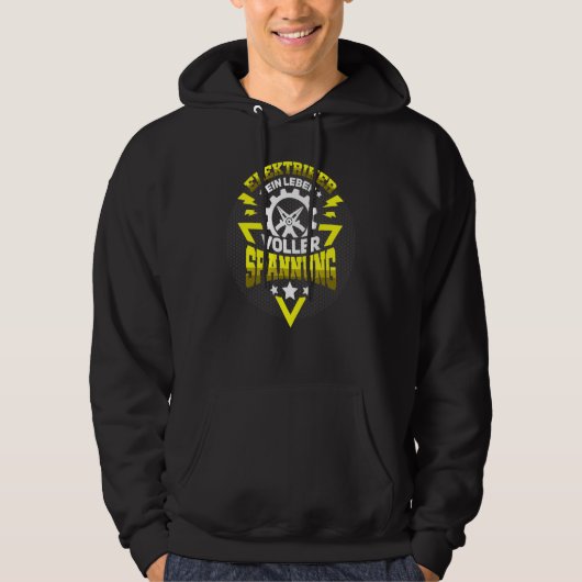Elektrische Elektroniker Hoodie (Vorderseite)