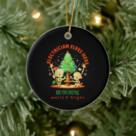 ELEKTRISCHE ELVEN HIER KERAMIK ORNAMENT