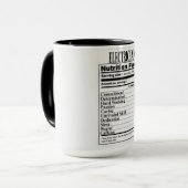 Elektrische Ernährung Fakten Tasse (Vorderseite Links)