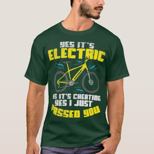 Elektrische Fahrräder für Erwachsene Ja, die elekt T-Shirt (Vorderseite)