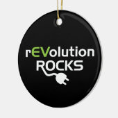 Elektrische Fahrzeug-Felsen - EV Keramikornament (Links)