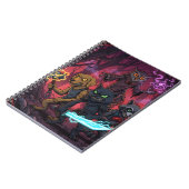 Elektrische Fantasy-Tierkrieger-Kunst Notizblock (Linke Seite)