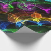 Elektrische Farbe Geschenkpapier (Ecke)