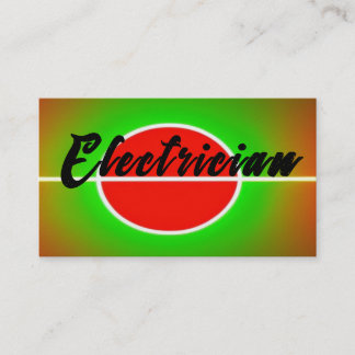 Elektrische Farbe Visitenkarte