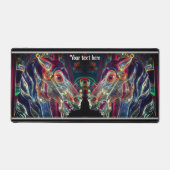 Elektrische Farben Karussell Pferdekunst Personali Schreibtischunterlage (Vorderseite)