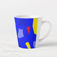 Elektrische Farben Latte Tasse