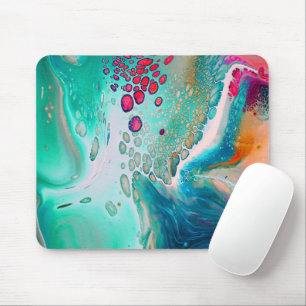 Elektrische Farbgezeiten-Marmor Mousepad