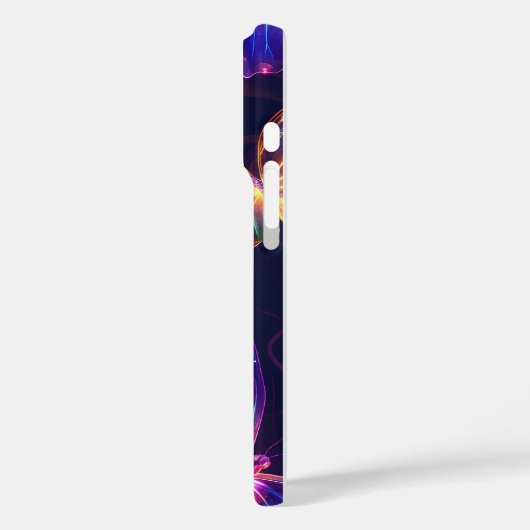 Elektrische Farbschmetterlinge Case-Mate iPhone Hülle (Rückseite / Links)