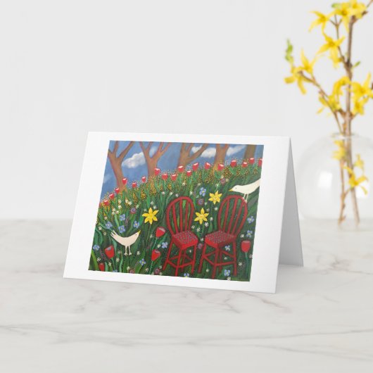 Elektrische Feder Karte (Gelbe Blume)