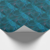 elektrische Federn Geschenkpapier (Ecke)