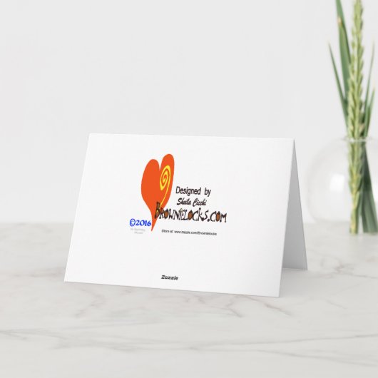 Elektrische Feiertagskarte (Rückseite)