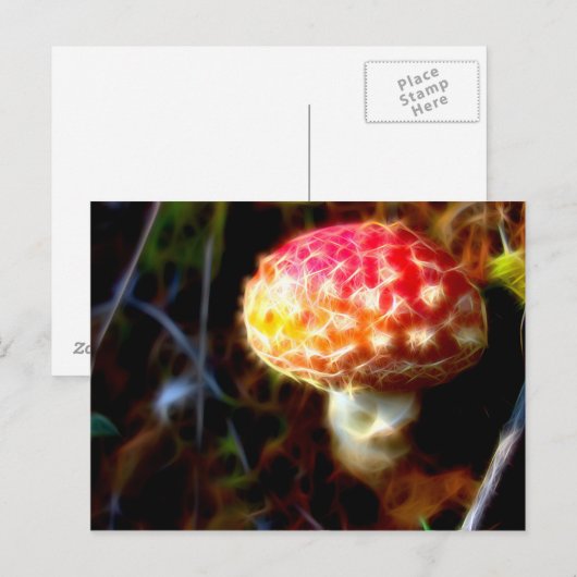 Elektrische Fly Agaric Postkarte (Vorne/Hinten)