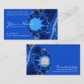 ELEKTRISCHE Fraktal-Visitenkarte Visitenkarte (Vorne/Hinten)