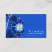 ELEKTRISCHE Fraktal-Visitenkarte Visitenkarte (Rückseite)