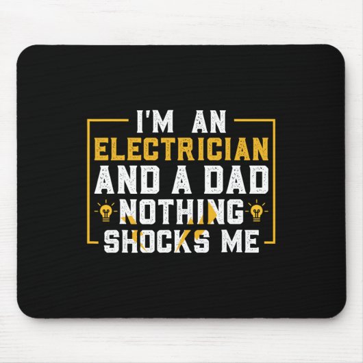 Elektrische Funny Electrical Engineering Electrica Mousepad (Vorne)