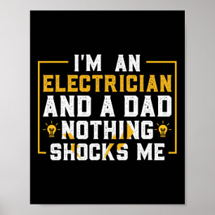 Elektrische Funny Electrical Engineering Electrica Poster