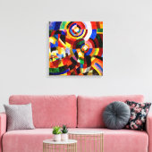 Elektrische Gefängnisse von Sonia Delaunay Abstrak Leinwanddruck (Insitu (Wohnzimmer))