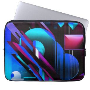 "Elektrische Geometrie" Laptopschutzhülle
