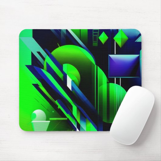 "Elektrische Geometrie" Mousepad (Mit Mouse)