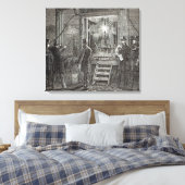 Elektrische Geräte für den Uhrturm Leinwanddruck (Insitu (Schlafzimmer))