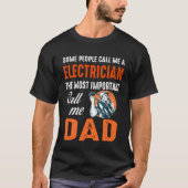 Elektrische Geräte nennen mich Vater Shirts (Vorderseite)