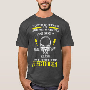 Elektrische Geschenke für Männer Funny Electrical T-Shirt